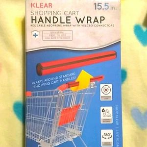 Shopping cart handle wrap